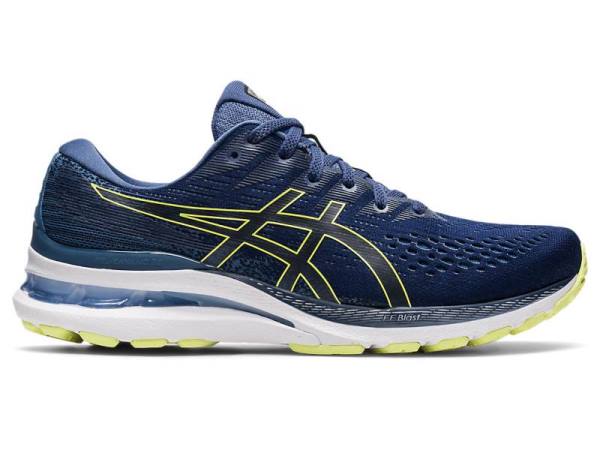 Asics Hardloopschoenen Heren, GEL-KAYANO Blauw/Geel - Asics Nieuwe Collectie DATE_TIME | B6918234-QB